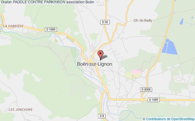 plan association Paddle Contre Parkinson Boën-sur-Lignon