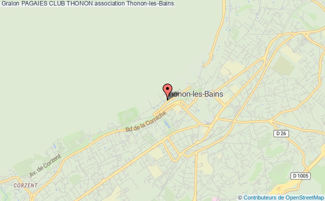 plan association Pagaies Club Thonon Thonon-les-Bains