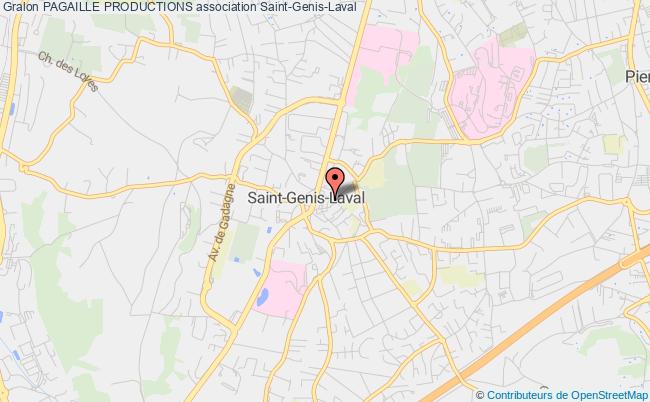 plan association Pagaille Productions Saint-Genis-Laval