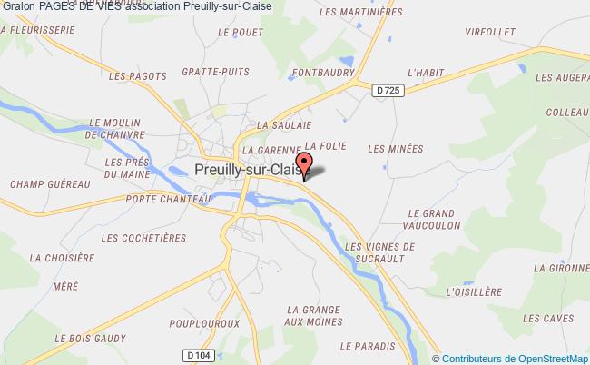 plan association Pages De Vies Preuilly-sur-Claise