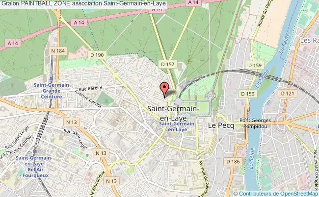 plan association Paintball Zone Saint-Germain-en-Laye