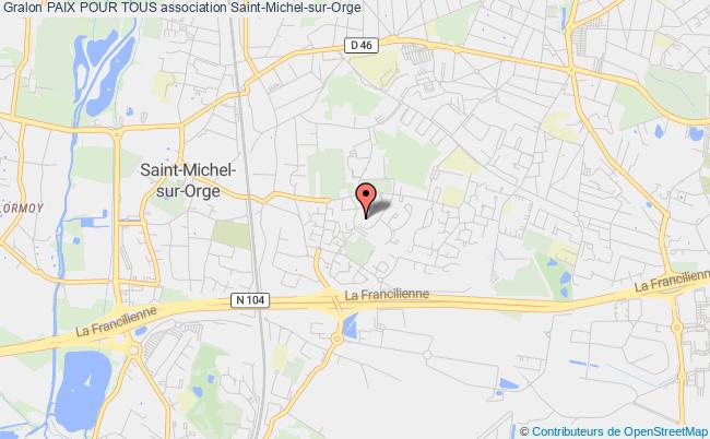 plan association Paix Pour Tous Saint-Michel-sur-Orge