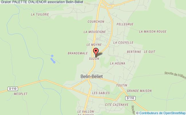 plan association Palette D'alienor Belin-Béliet