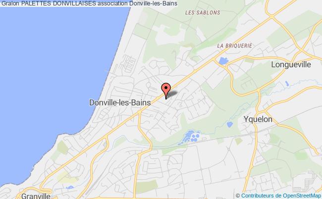 plan association Palettes Donvillaises Donville-les-Bains