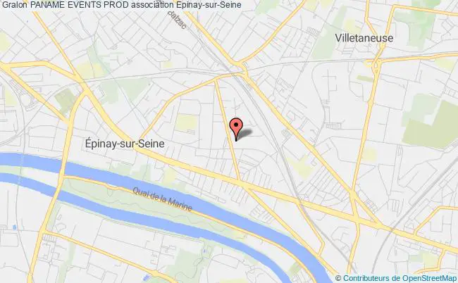 plan association Paname Events Prod Épinay-sur-Seine