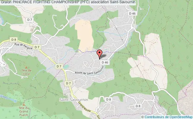 plan association Pancrace Fighting Championship (pfc) Saint-Savournin