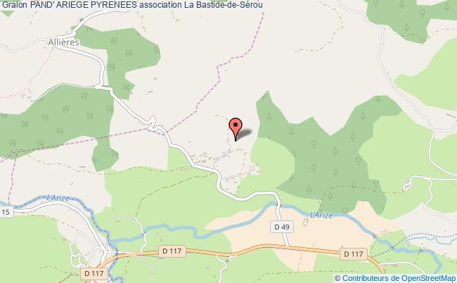 plan association Pand' Ariege Pyrenees Bastide-de-Sérou
