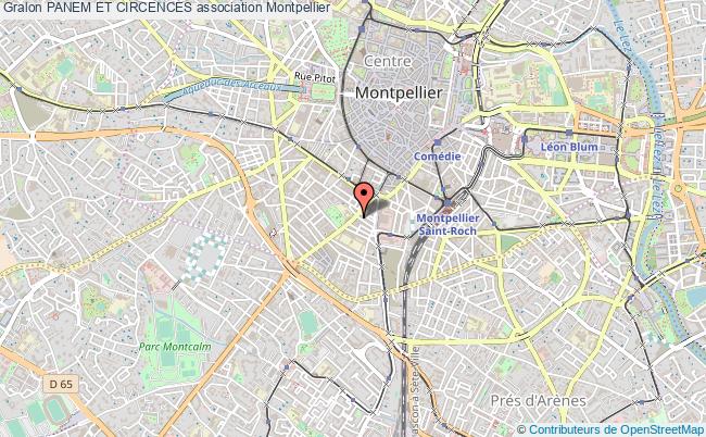 plan association Panem Et Circences Montpellier