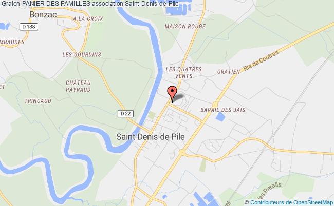 plan association Panier Des Familles Saint-Denis-de-Pile