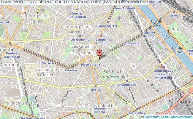 plan association Pantheon Sorbonne Pour Les Nations Unies (pasonu) Paris