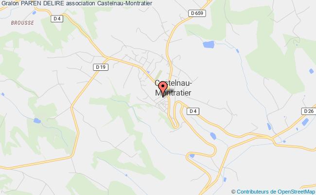 plan association Par'en Delire Castelnau-Montratier