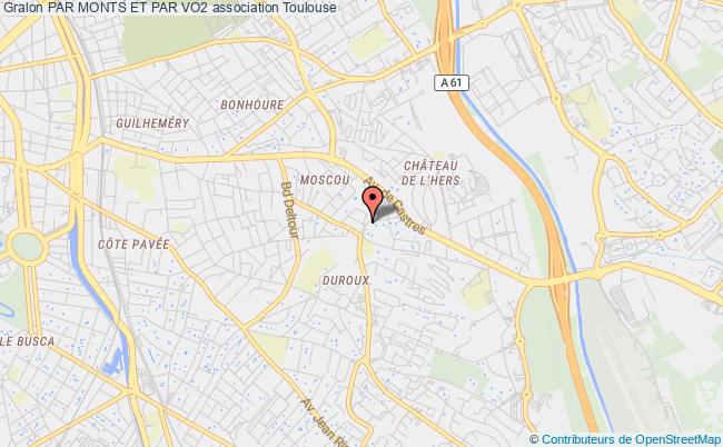 plan association Par Monts Et Par Vo2 Toulouse