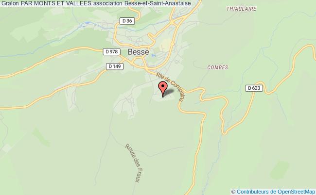 plan association Par Monts Et Vallees Besse-et-Saint-Anastaise