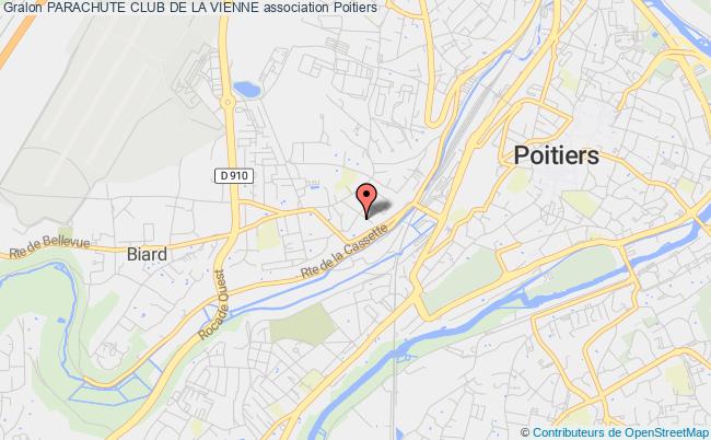 plan association Parachute Club De La Vienne Poitiers