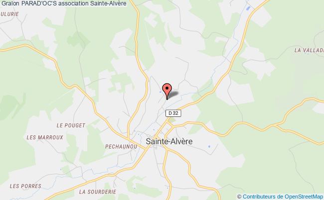 plan association Parad'oc's Val de Louyre et Caudeau