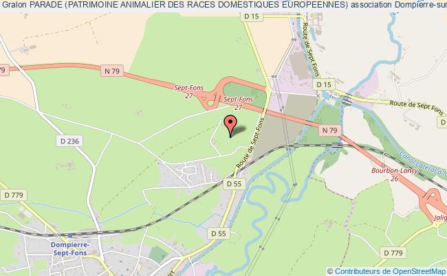 plan association Parade (patrimoine Animalier Des Races Domestiques Europeennes) Dompierre-sur-Besbre