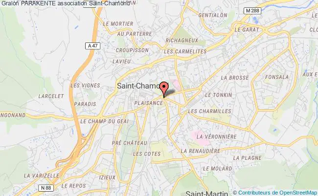plan association Parakente Saint-Chamond