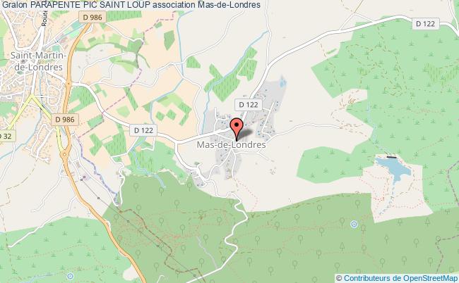 PARAPENTE PIC SAINT LOUP