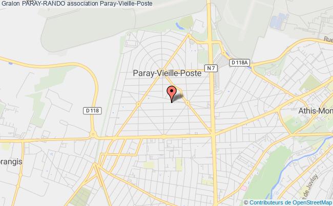 plan association Paray-rando Paray-Vieille-Poste