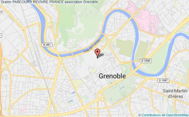 plan association Parcours Revivre France Grenoble