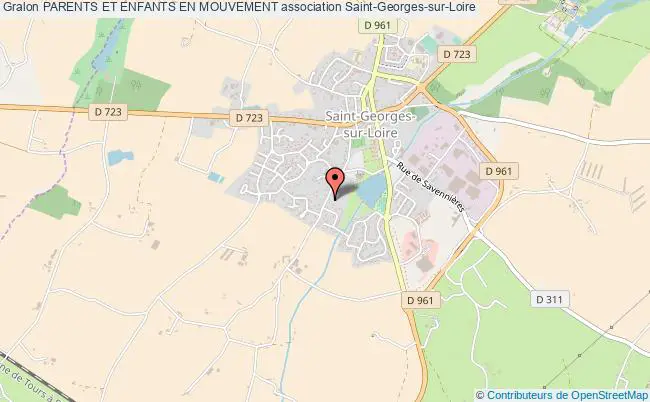 plan association Parents Et Enfants En Mouvement Saint-Georges-sur-Loire