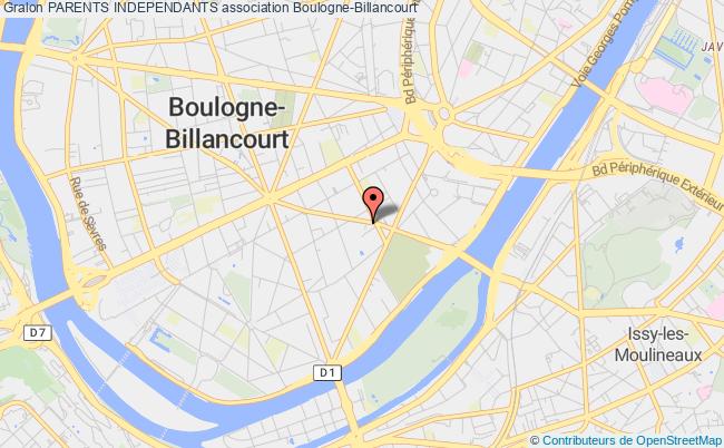 plan association Parents Independants Boulogne-Billancourt