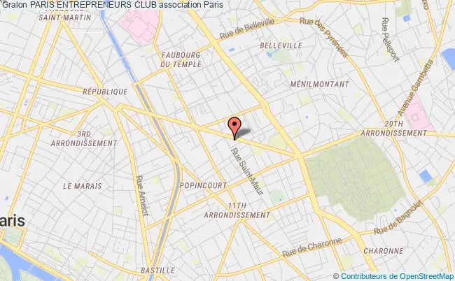plan association Paris Entrepreneurs Club Paris