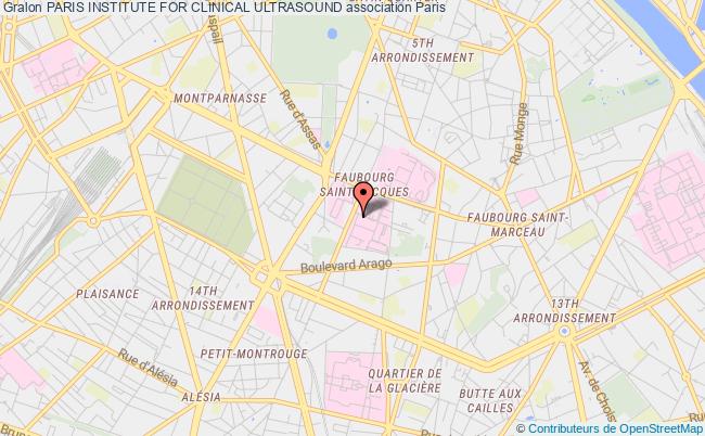 plan association Paris Institute For Clinical Ultrasound Paris