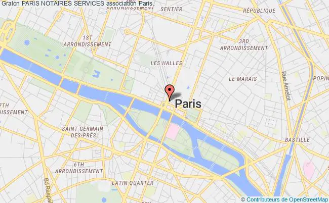 plan association Paris Notaires Services Paris