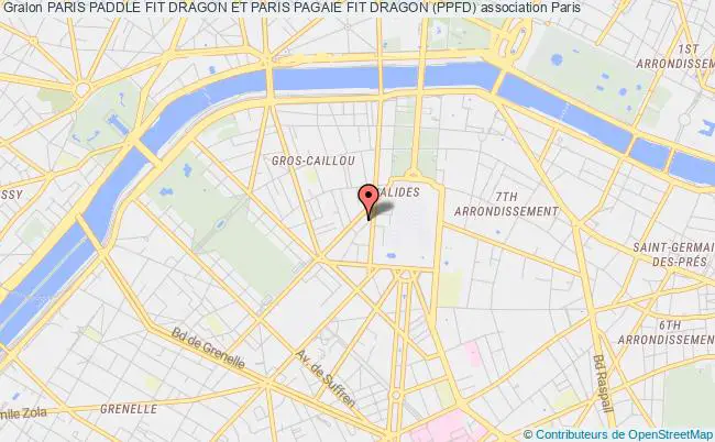 plan association Paris Paddle Fit Dragon Et Paris Pagaie Fit Dragon (ppfd) Paris