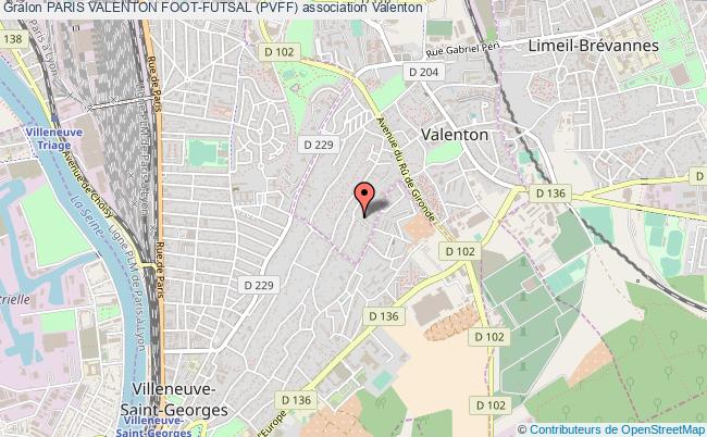 plan association Paris Valenton Foot-futsal (pvff) Valenton