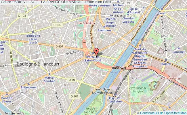 plan association Paris Village - La France Qui Marche Paris