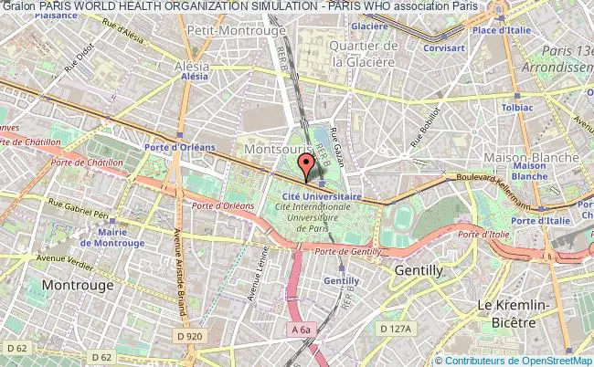 plan association Paris World Health Organization Simulation - Paris Who Paris 14e