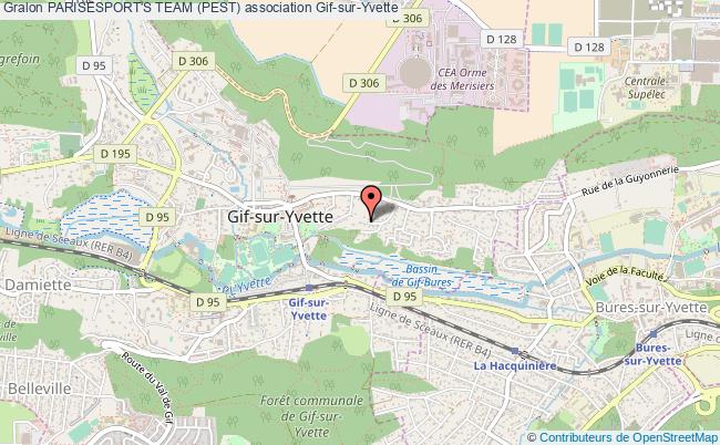 plan association Parisesport's Team (pest) Gif-sur-Yvette