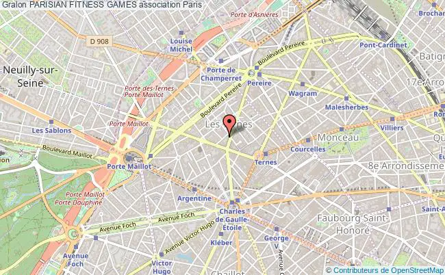 plan association Parisian Fitness Games Paris