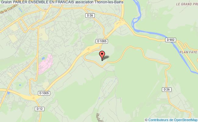 plan association Parler Ensemble En Francais Thonon-les-Bains