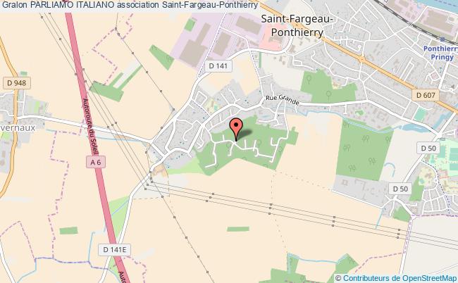 plan association Parliamo Italiano Saint-Fargeau-Ponthierry