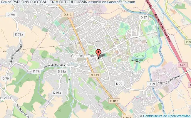 plan association Parlons Football En Midi-toulousain Castanet-Tolosan