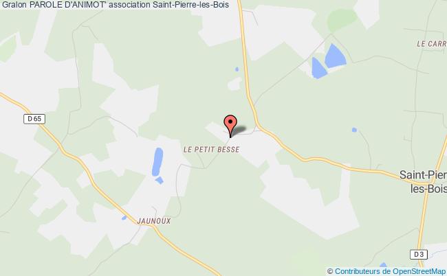 plan association Parole D'animot' Saint-Pierre-les-Bois