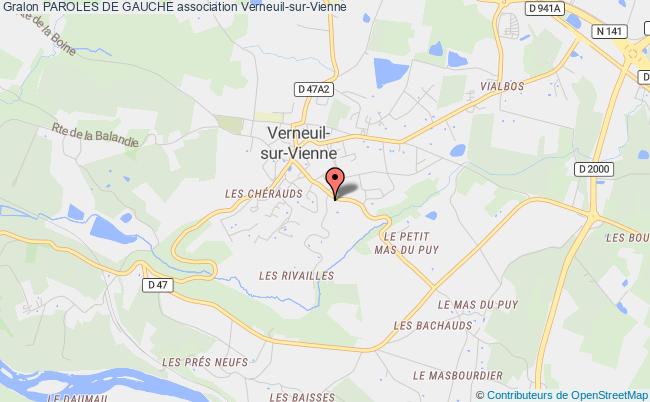 plan association Paroles De Gauche Verneuil-sur-Vienne