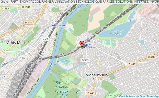 plan association Part- Enov ( Accompagner L'innovation Technologique Par Les Solutions Internet: Information, Formation, Communication ) Vigneux-sur-Seine
