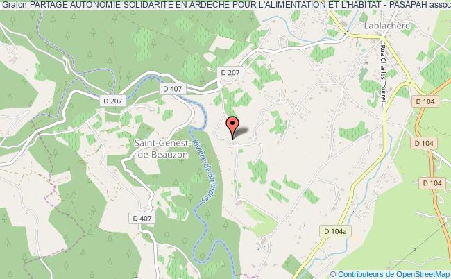 PARTAGE AUTONOMIE SOLIDARITE EN ARDECHE POUR L'ALIMENTATION ET L'HABITAT - PASAPAH