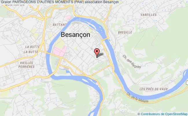 plan association Partageons D'autres Moments (pam) Besançon
