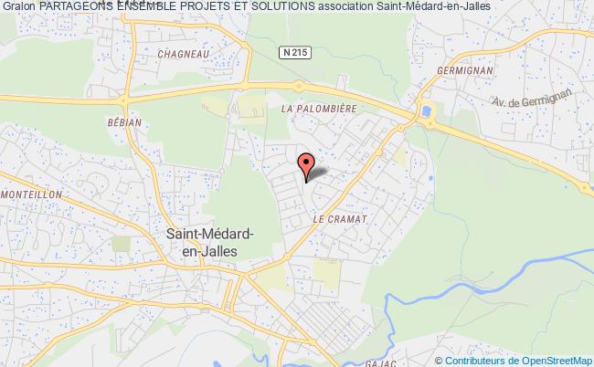 plan association Partageons Ensemble Projets Et Solutions Saint-Médard-en-Jalles