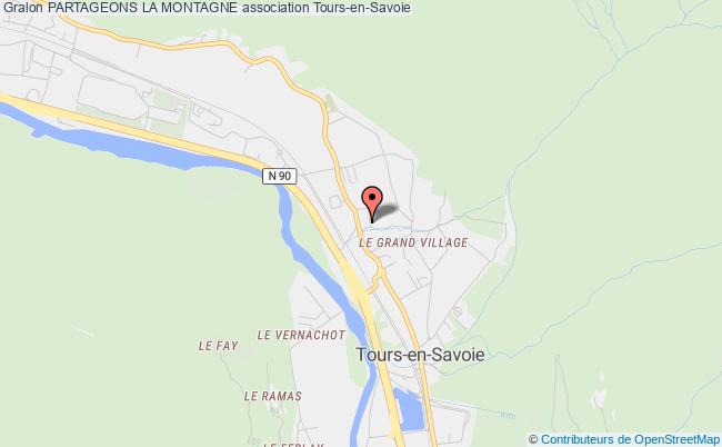 plan association Partageons La Montagne Tours-en-Savoie