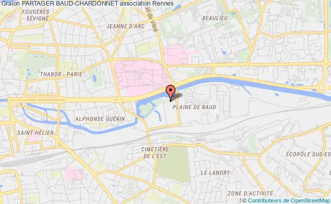 plan association Partager Baud-chardonnet Rennes