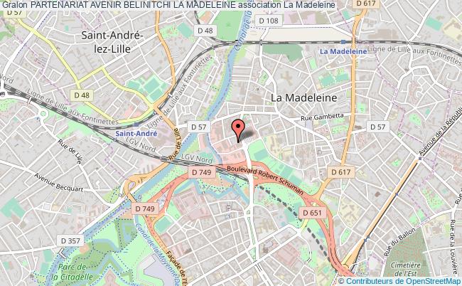 plan association Partenariat Avenir Belinitchi La Madeleine 