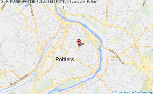 plan association Partenariat Des Publicistes Poitevins Poitiers