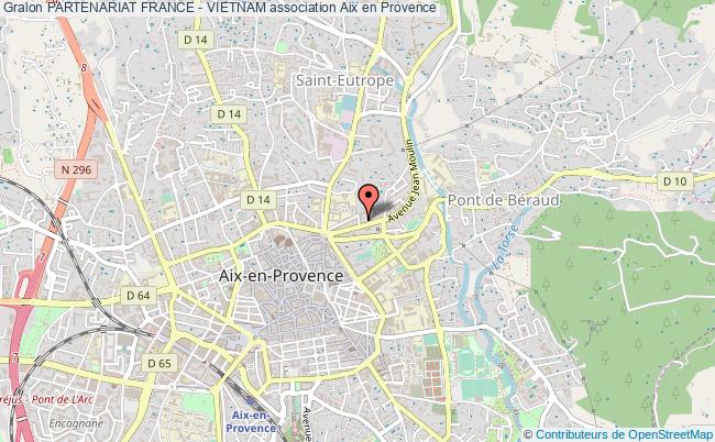 plan association Partenariat France - Vietnam Aix-en-Provence
