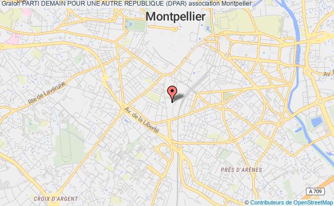 plan association Parti Demain Pour Une Autre Republique (dpar) Montpellier